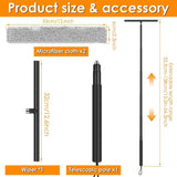 Shower Squeegee for Shower Glass, Efficient Cleaning, Ergonomic Design, for Shower Glass Bathroom V1369-AZ3-W-12263