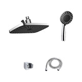 12 Inch Shower Set with Overhead Rain Spray and 7 Function Handheld Showerhead, Three Way Diverter V1366-AZ2-W-14735