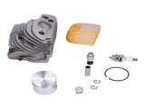 43mm Cylinder Piston Air Filter Kit Chainsaw Cylinder Assembly for Husqvarna 545 550xp V1294-YM0523-3111210415011