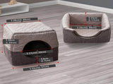 Pet Nest Semi Enclosed Cat House Pet Room Pet Cat Sleeping Nest Four Seasons Home Window Sleeping V1294-YM0901-10241088