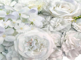Artificial Flower Wall Backdrop Panel 40cm x 60cm Mixed Whites V637-DP1193820