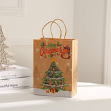 Christmas Gift Bags 30-Piece Set Festive Designs Holiday Gifting Christmas - Red - Size 21-11-27 V1347-130-50002-RED-21-11-27