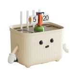Beige Router Storage Box Multi-Layer Cable Management Organizer for Home Wi-Fi Equipment V888-ELOSUNG47156