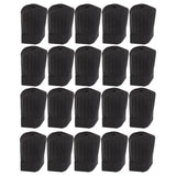 Black Disposable Chef Hat Soft Skin-Friendly Cooking Cap 20Pcs V1366-AZ2-W-12039