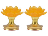 2 Set LED Buddhist Light 3 Color Adjustment Buddha Lamp Plug In Flower Light for Home Buddhist V1294-YM0714-3115210177213