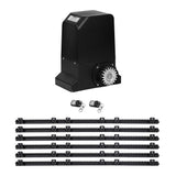 Lockmaster Automatic Sliding Gate Opener Kit 6M 1000KG GO-SGO-DSR1000-AC-RAILX3