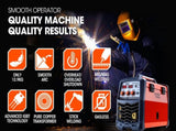 ROSSI 300 Amp MIG Stick Welder, Portable DC Gas Gasless Inverter Welding Machine, 15A Plug V219-WLDMIGROSA3C0