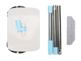 2 in 1 Hand Push Floor Sweeper Stainless Steel 180 Degree Rotating Hard Floor Mopping Sweeper V1294-YM0901-3113250025911