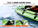 Inflatable Boat, 5-Person Inflatable Fishing Boat, PVC Portable Boat Raft Kayak, 1158 mm Aluminum V952-YCK5RK0000001E0ROV0
