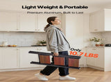 3 Step Ladder, Folding Step Stool with Wide Anti-Slip Pedal and Comfort Handgrip, Lightweight 150 kg V952-LHJHJTSB0000TIJOS001V0