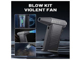 Turbo Jet Fan 300000RPM Powerful Air Blower, Brushless Motor Portable Dust Cleaner for Car Interior, V1189-LC-QP-00526