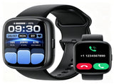 Smartwatch Voice Assistant Bluetooth Calling Health Monitoring Step Tracking Message Alerts/black V1232-DHSB-IDW26-001