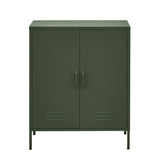 Artiss Buffet Sideboard Metal Cabinet - SWEETHEART Green AI-LOCKER-MI-GN