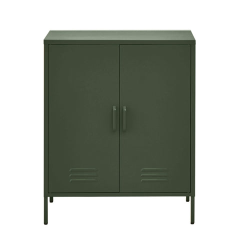 Artiss Buffet Sideboard Metal Cabinet - SWEETHEART Green AI-LOCKER-MI-GN