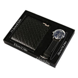 Men's Gift Set with Box, Brown Wallet Watch, Gifts for Men, Valentines Day Gifts for Him, V1366-AZ2-W-12647