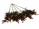 5PCS Artificial Berries Artificial Pip Berry Stems Decoration for Living Room Office Red V1294-YM0706-3115230060213
