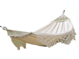 Backyard Hammock with Tassels 500lb Load Bearing Single Double Hammock with Hanging Ropes for V1294-YM0901-3116240018212