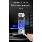 Hydrogen Water Bottle,3Min, Portable 15.2OZ, Rechargeable Hydrogen Water Bottle for Travel, Home, V1192-AZ-W-3046