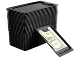 Black Check Holders, 36 Pcs Check Presenters Trays, Check Tip Holder for Receipts, Cash, Credit V1258-DP02-C-2161
