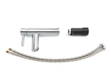 WELS Chrome Short Kitchen Laundry Round Basin Mixer Vanity Sink Faucet Tap Set V1233-KRD101CR