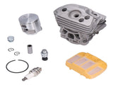 43mm Cylinder Piston Air Filter Kit Chainsaw Cylinder Assembly for Husqvarna 545 550xp V1294-YM0523-3111210415011