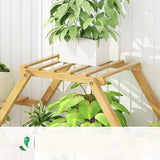 Bamboo Multilayer Flower Plant Bonsai Rack Shelf Stand Porch Lawn Patio V63-837881