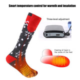 Heated Socks Rechargeable 5000mAh APP Remote Control Washable Winter V1308-DSZKI-411