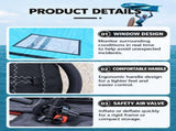 Inflatable Wing Foil Surfing Wing with Carbon Fiber Handles, 30D Nylon Canopy and Transparent V1341-ZY-V9VYDV4Y-HANDPUMP