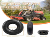 4Pack 15x6.00-6 Inner Tubes Lawn Mower Tire Tubes with Bent Valve Stem for Lawn Mowers, Yard V1366-AZ2-W-14573