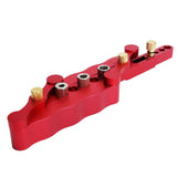 Self Centering Doweling Jig Borehole Locator with Scale Kit DIY Woodworking Tools V1294-YM0718-3111200303011
