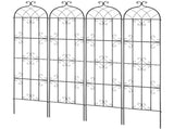 Garden Trellis for Climbing Plants, 87 x 20 in, 4 Packs Rustproof Metal Garden Flower Trellis, V952-HPJHX4JTH87W88ZO1V0