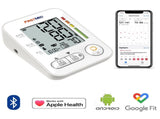 Bluetooth Blood Pressure Monitor, Large Cuff 22-42cm, Digital, Smartphone Compatible V178-66865