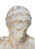 Artemis Bust w Distressed Finish 66cm V637-20986
