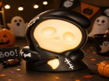 3 Pack Halloween Decorations, Grim Reaper Night Light, Friction Powered Pull Back Party Decor, V1107-124-29610-TRI-94MM