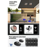 LockMaster Electric Sliding Gate Opener 1800KG Keypad 6M Rail GO-DSR1800-SV-172-RX3