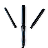 H2D X3 Professional Hair Curling Wand Ceramic Curler Roller - Black V563-BX3