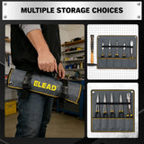 ELEAD 5Pcs 11" Long Reach Needle Nose Pliers Set w/ Magnetic Racks&Roll-Up Pouch V465-70170