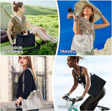 Black Stylish Canvas Briefcase Tote Bag with Large Capacity for Women V888-ELOSUNG12880