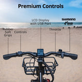 VALK Electric Fat Tyre Tricycle, 500W, Throttle, Hydraulic Disc Brakes, Alloy Frame, Suspension, V219-BIKETCVAF6WA