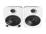 Kanto YU4 140W Powered Bookshelf Speakers with Bluetooth and Phono Preamp - Pair, Matte White V398-KO-YU4MW-I