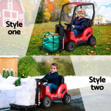 Rigo Kids Electric Ride On Car Forklift Loader Toys Cars Horn Remote 12V Red RCAR-FORKLIFT-RD