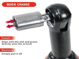 Cordless Electric Ratchet Wrench Set 12V Power Electric Ratchet Wrench 3/8inch 400 RPM Variable V985-RATCHETWRENCHES