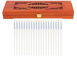 10 Pairs European Style Ceramic Chopsticks Set with Wood Box Tableware Art Craft GiftOrchid Pattern V1294-YM0901-3118200103815