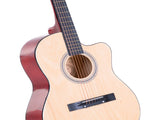 Karrera Acoustic Cutaway 40in Guitar - Natural ACG40-NAT
