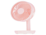 Oscillating Desk Fan Rechargeable Mute Practical Desktop USB Charging Fan for Home SchoolPink V1294-YM0901-3113210069312