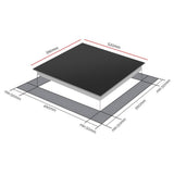 Devanti Induction Cooktop 60cm Electric Cooker CT-IN-D-YL-IF7008S