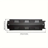 3 Pack Gas Grill Heat Plate Set, Porcelain Steel Burner Cover Replacement for Char-Broil and Kenmore V1189-LC-HW-00443