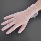 50Pairs/Box Disposable PVC Gloves Transparent Safe Single Use Gloves for Daily Working UseXL V1294-YM0901-3117200007314