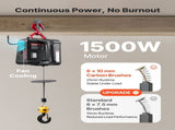2-in-1 Electric Hoist Winch, 500 kg Capacity, 1500W Portable Power Winch Crane, 7.6 m Lifting V952-CGGGKBXSDDHL4I4OH001V3