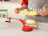 Bpyeka Potato Chip Processor,Household Manual Potato Tower Stainless Steel Hand Cranked Potato V1189-LWWAL-20260325-02513